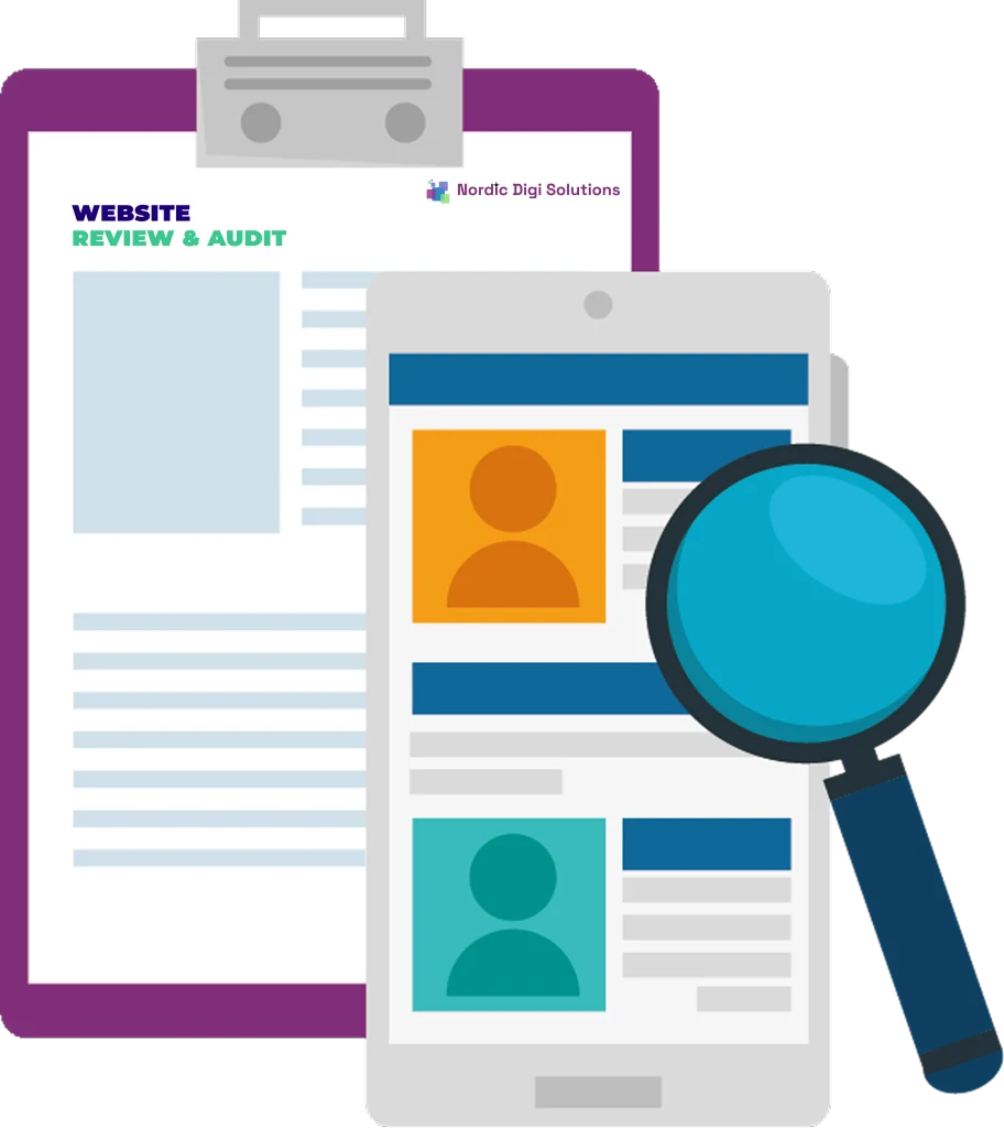 Website review and audit services overview by Nordicdigisolutions