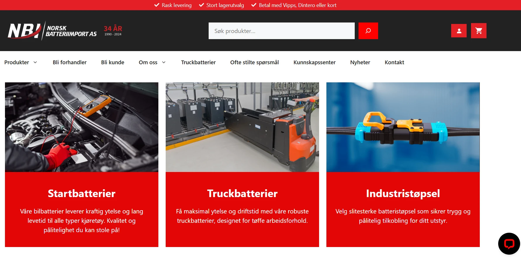 Website homepage case study for NBI by Nordicdigisolutions