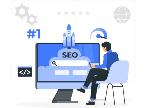 Hero visual representing on-page SEO services at Nordicdigisolutions