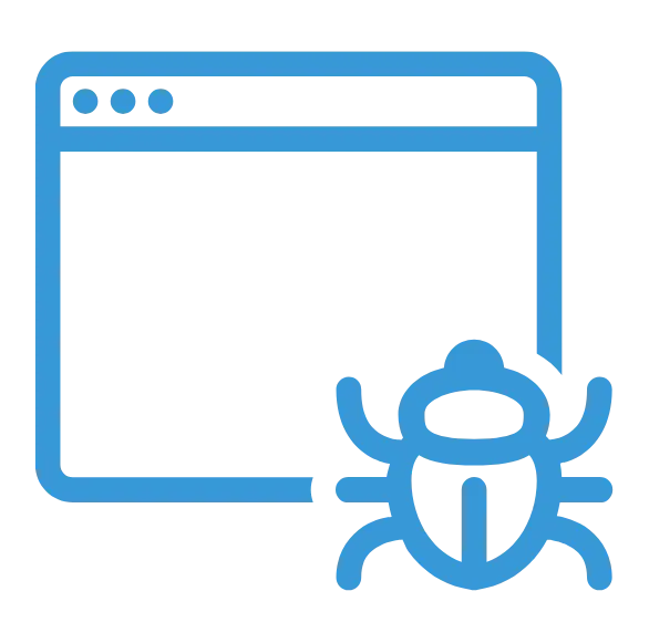 Website bug fix icon